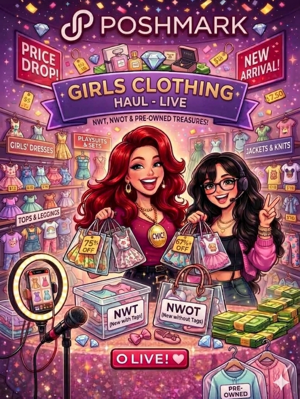 Girls Unlisted Items